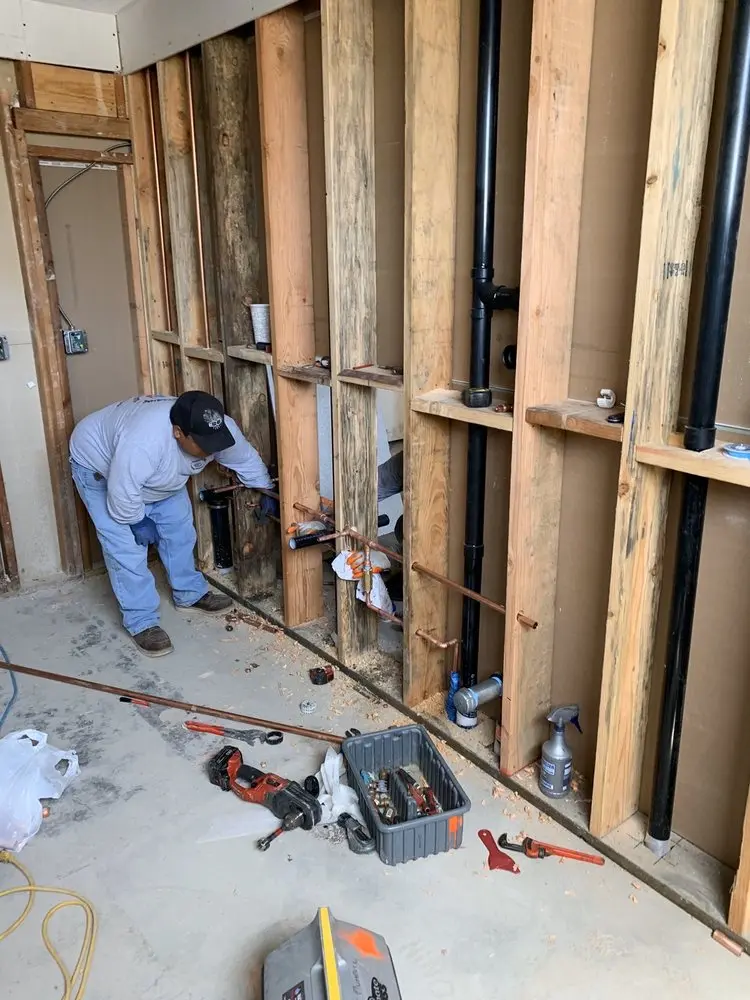 Commercial rough-in plumbing for Gas Line Repair in Barren Hill